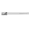Panduit Cable Tie, 18-1/2 in L, 4 in Max Bundle Dia., Silver, 304 Stainless Steel, 400 lb Strength, 50 PK MRT4H-L4 - alternate 2
